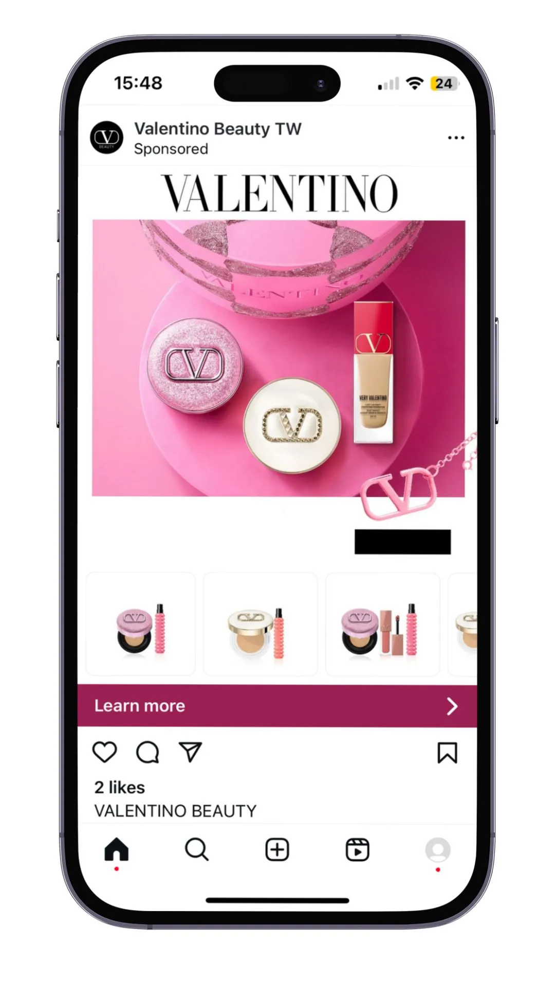 example of Instagram collection ads